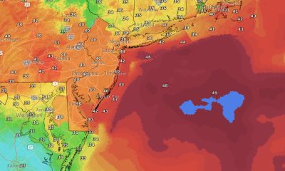 Wind gusts (in knots) Friday, Oct. 31, 2025. (Credit: NWS)