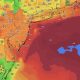 Wind gusts (in knots) Friday, Oct. 31, 2025. (Credit: NWS)