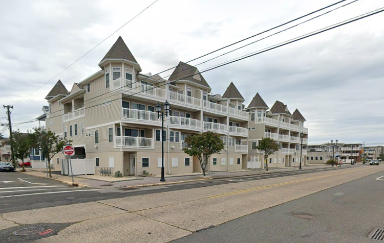 Ocean Villas At Seaside Heights (Credit: Google Earth)