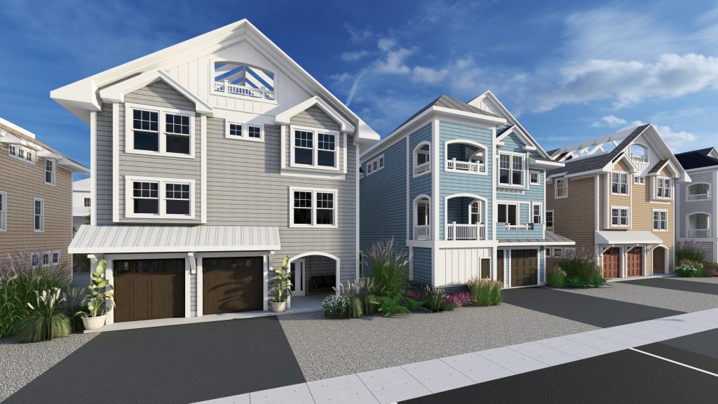 Homes proposed for 23rd and 24th avenues in South Seaside Park. (Photo: Arya Properties)