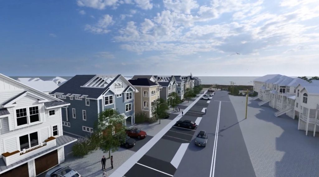 Homes proposed for 23rd and 24th avenues in South Seaside Park. (Photo: Arya Properties)