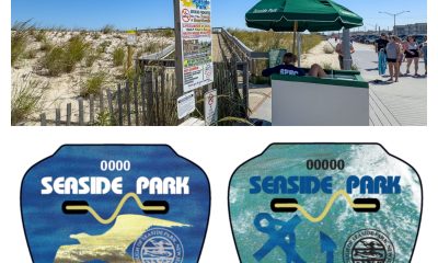 2026 Seaside Park beach badge. (Credit: Seaside Park Borough)