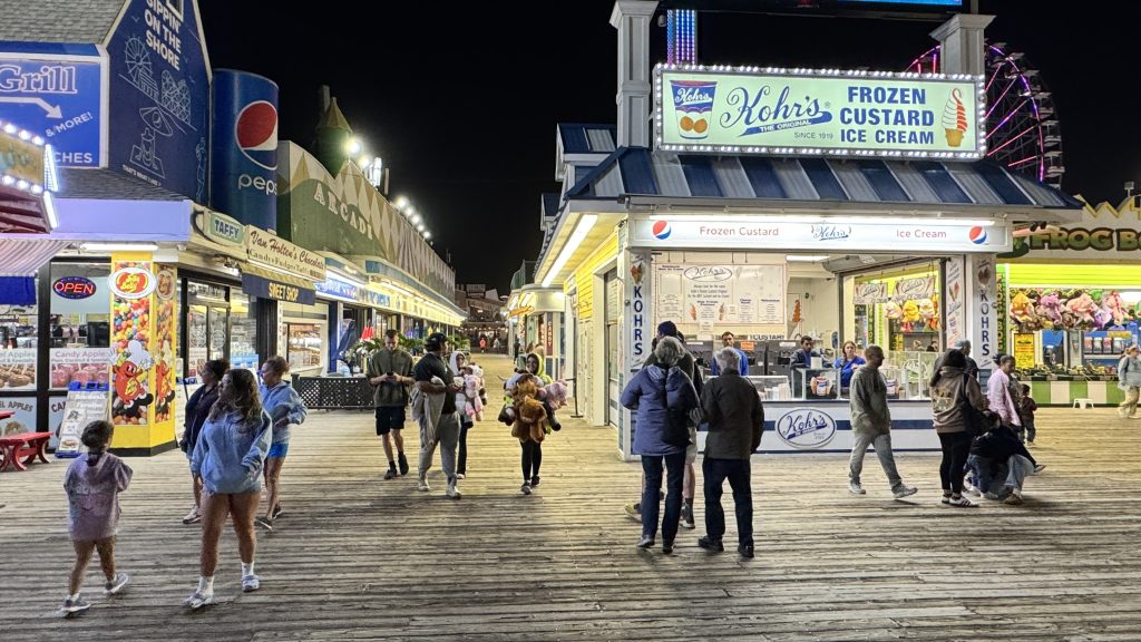 The Seaside Heights boardwalk, Summer 2025. (Photo: Shorebeat)