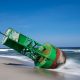 A green "13" buoy marker washes up in Seaside Heights, N.J., April 2026. (Credit: John Astrab/ Facebook)