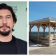 Adam Driver, star of Netflix's 'Rabbit Rabbit' (Photo: Colleen Sturtevant) and the Lavallette beachfront (Photo: Shorebeat).