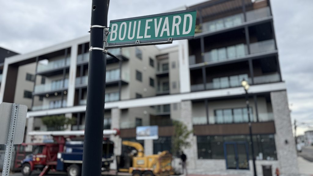 The 'Coastal Edge' building under construction on the Boulevard, Seaside Heights, in 2025. (Photo: Shorebeat)