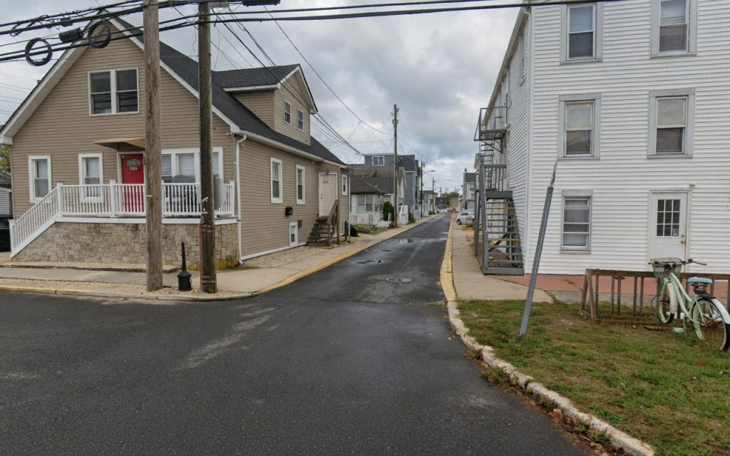 Bay Terrace, an alleyway in Seaside Heights, NJ. (Google Earth)
