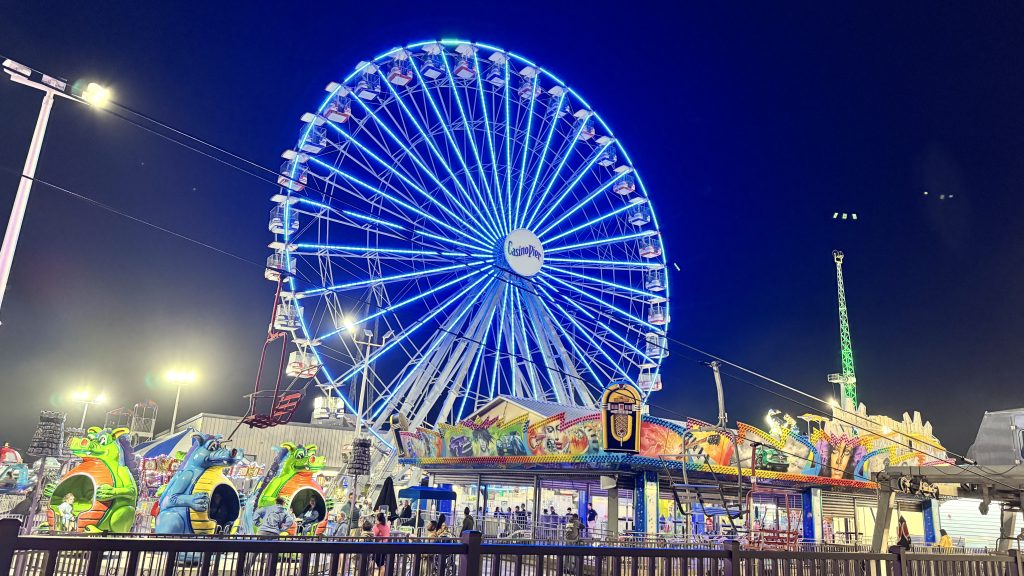 The Casino Pier Ferris wheel on the Seaside Heights boardwalk. (Photo: Shorebeat)