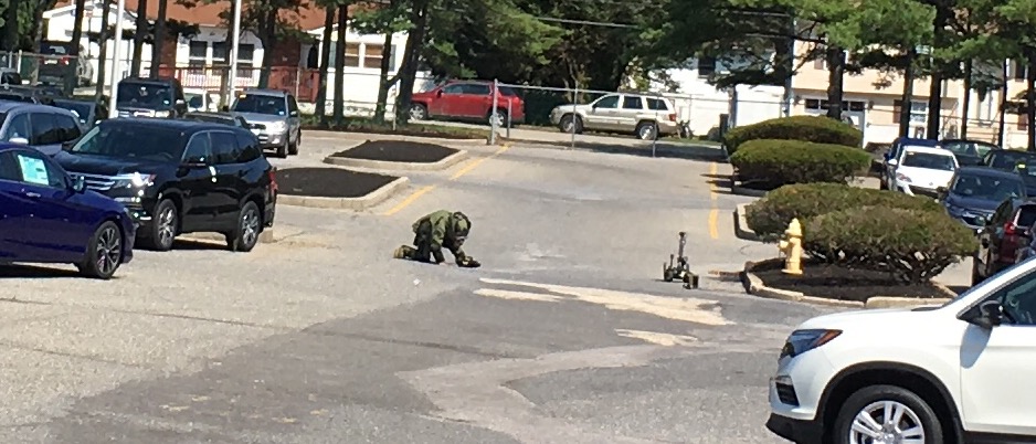 An object left off Route 37 in Toms River, Aug. 31, 2017. (Photo: TRPD)