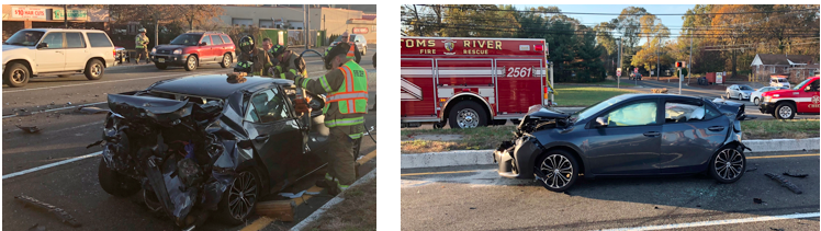 The scene of a serious accident near Route 37, Nov. 14, 2017, (Photo: TRPD)