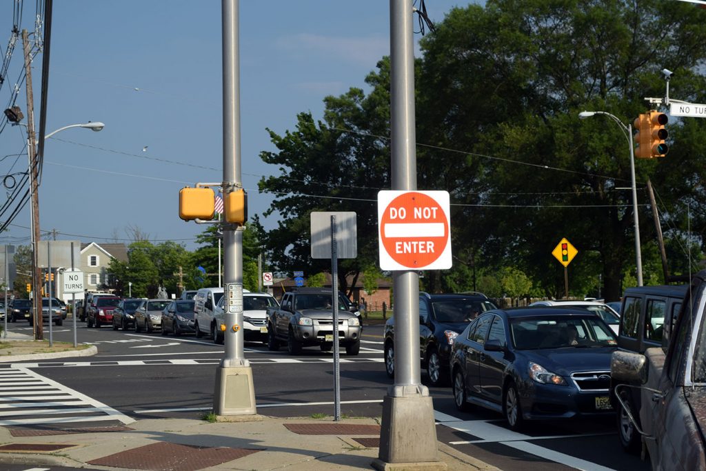 Water Street during rush hour in Toms River. (Photo: Daniel Nee)