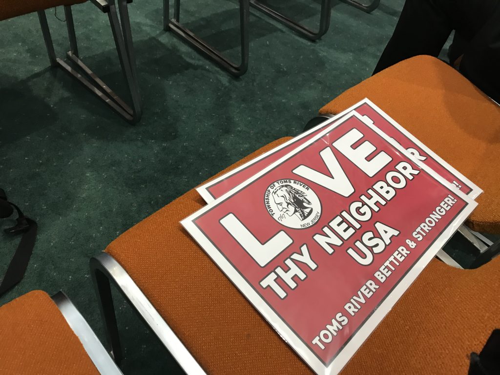 The Toms River township council discusses a hate speech resolution, Feb. 26, 2019. (Photo: Daniel Nee)