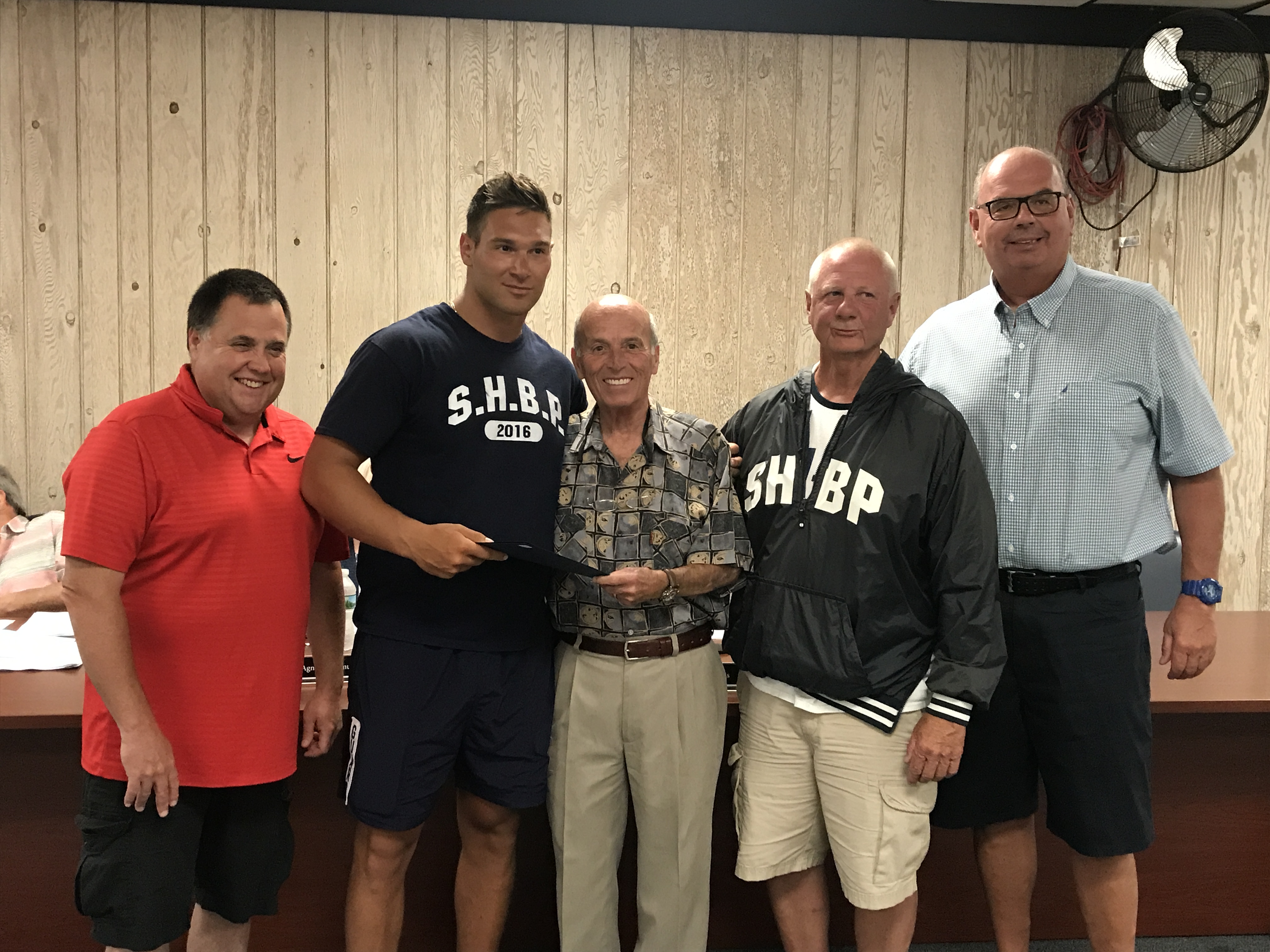 Peter LaQuaglia receives the Lifesaving Award in Seaside Heights, June 19, 2019. (Photo: Daniel Nee)