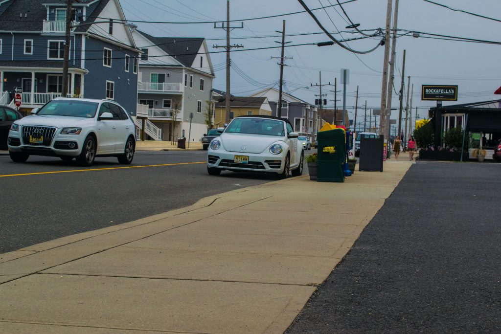 The Ortley Beach downtown business district, Aug. 2019. (Photo: Daniel Nee)