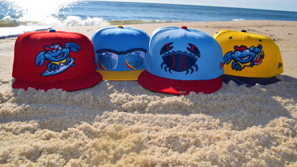 New Jersey Shore BlueClaws hats. (Photo: BlueClaws)
