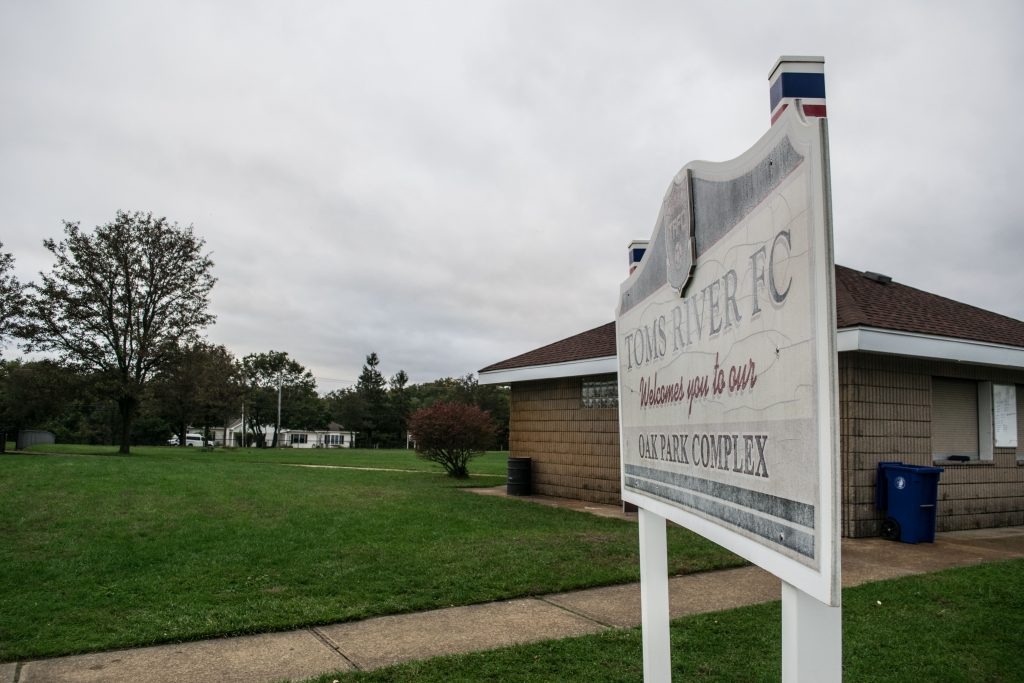 The area of Castle Park where a skate park is being planned in Toms River. (Photo: Daniel Nee)
