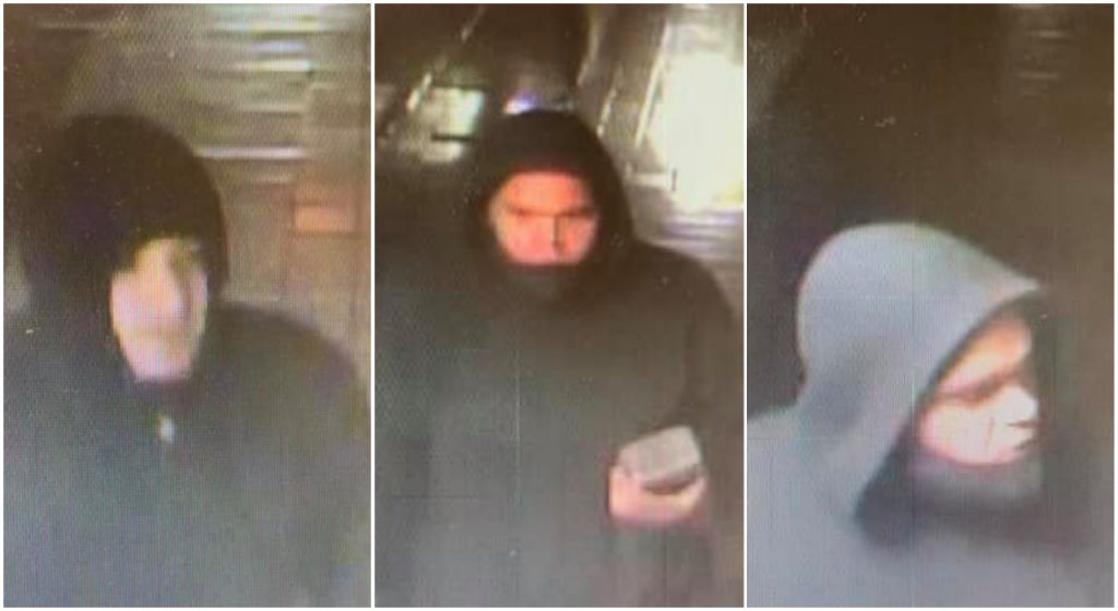 Surveillance photo(s) of the suspect(s) in a break-in at Toms River High School East. (Photo: TRPD)