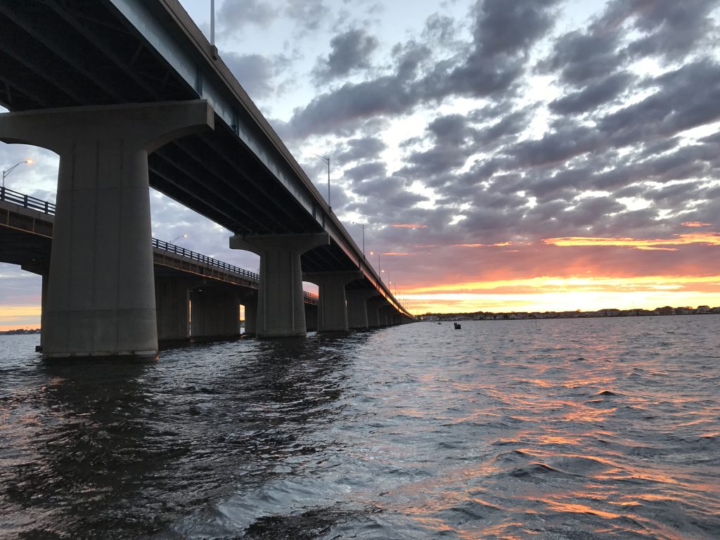 Route 37, Thomas A. Mathis and J. Stanley Tunney Bridges. (Photo: Daniel Nee)
