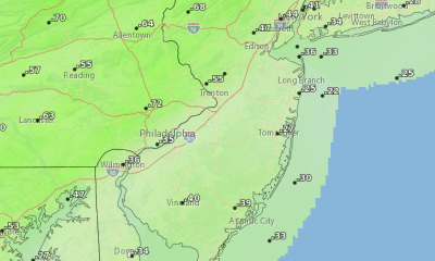 Expected rainfall totals through Friday. (Credit: NWS)