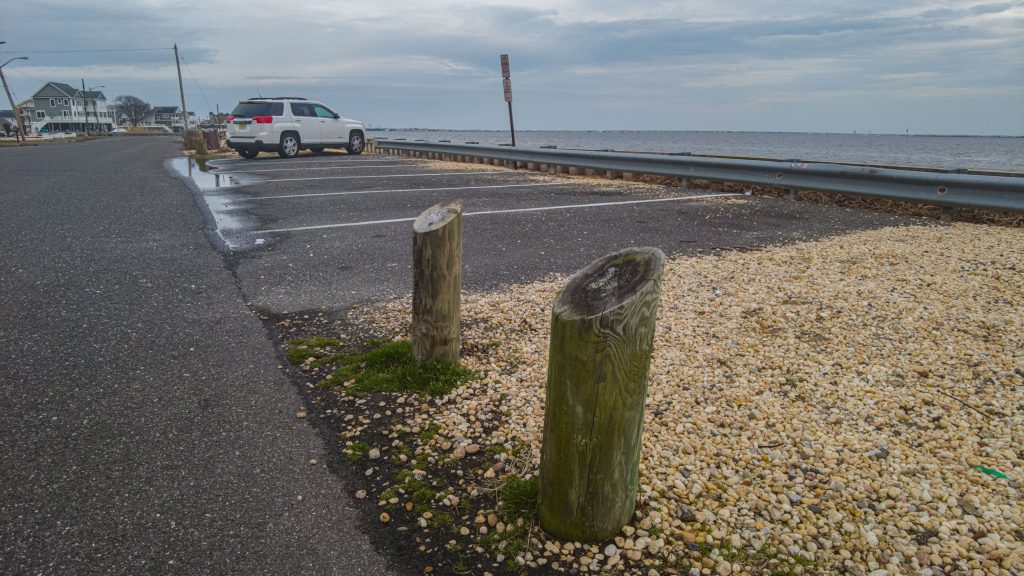 A parking area is causing concern among residents on Bay Shore Drive in Toms River, March 2023. (Photo: Daniel Nee)
