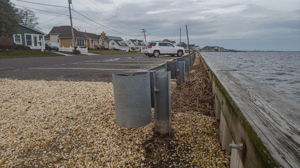 A parking area is causing concern among residents on Bay Shore Drive in Toms River, March 2023. (Photo: Daniel Nee)