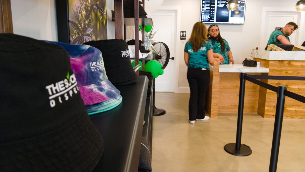 Ocean County's first recreational cannabis dispensary, The Social Leaf, July 2023. (Photo: Shorebeat)