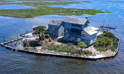 The home on Middle Sedge Island, Barnegat Bay, Toms River, N.J., May 2024. (Photo: Shorebeat)