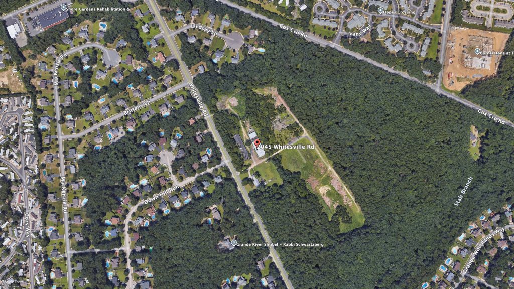 The property at 2045 Whitesville Road, Toms River, N.J. (Credit: Google Earth)