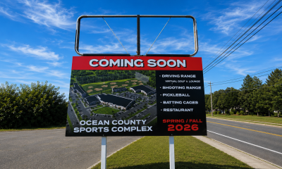 The future site of a combination bar/restaurant, sports complex and shooting range in Toms River, Hooper Avenue and Fischer Boulevard. (Photo: Shorebeat)