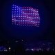 A patriotic drone display show in Ohio. (Facebook)